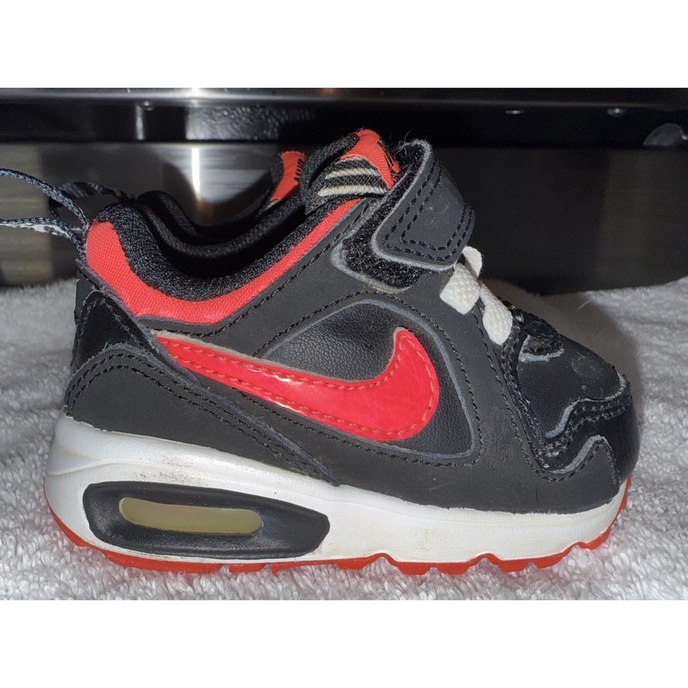 Nike Air Max Triax Baby Girls Shoes Size 3C Black Hyper Punch
